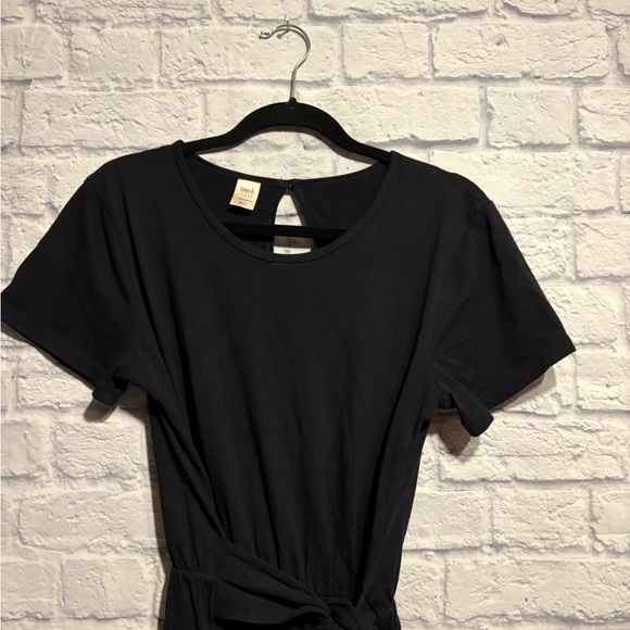 Smash + Tess x The Birds Papaya Black Tie Waist Jumpsuit XS - Picture 7 of 9